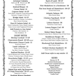 dinner menu no template 4-16-2026