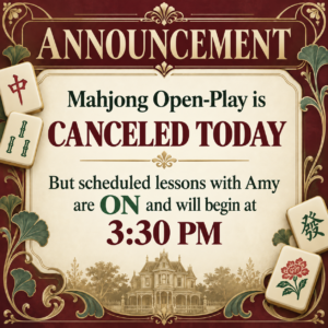 mahjong canceled